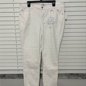 Bleu White Skinny Jeans